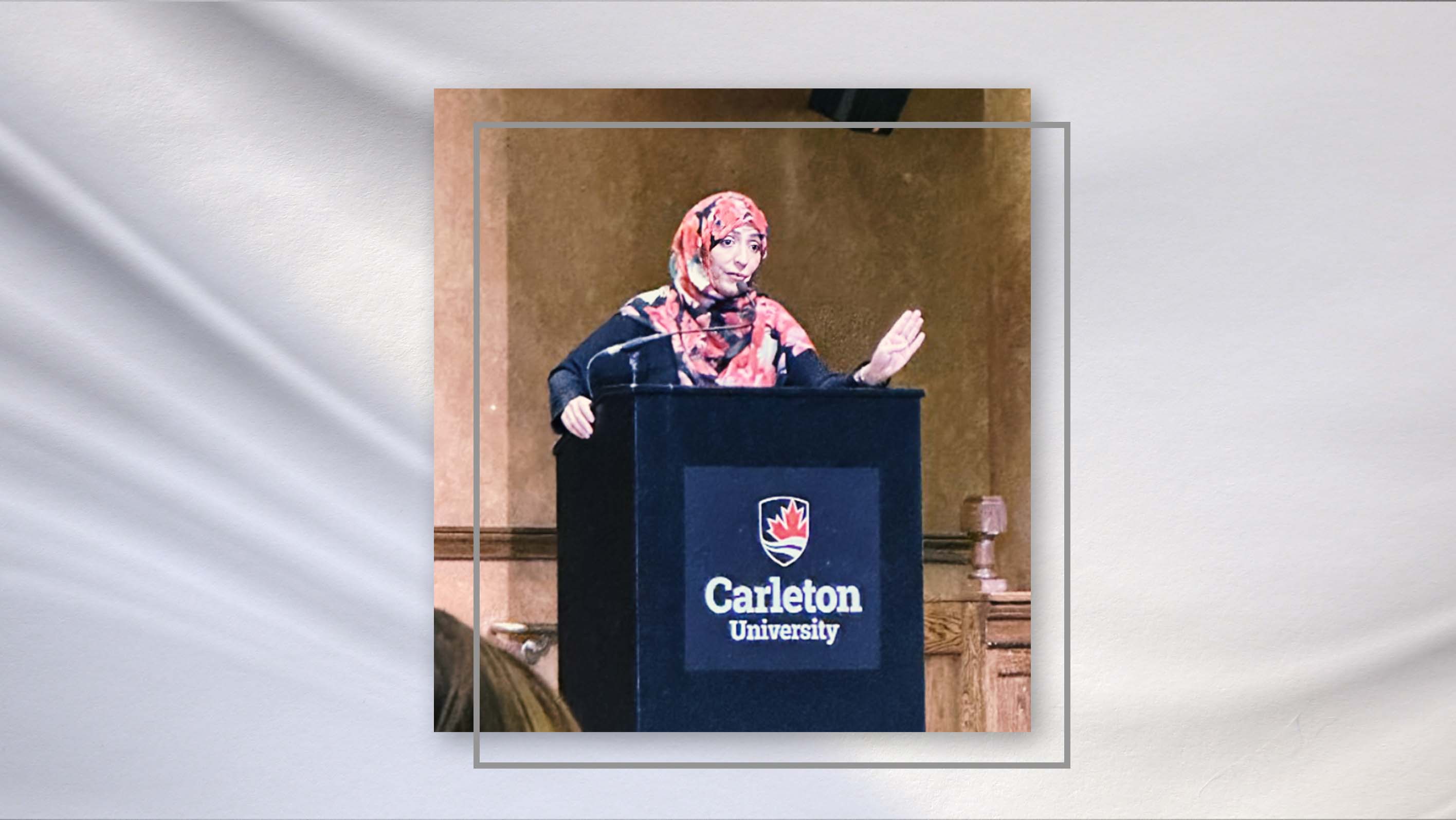 Mrs. Karman Speech at “Scholars at Risk Summit” - Ottawa